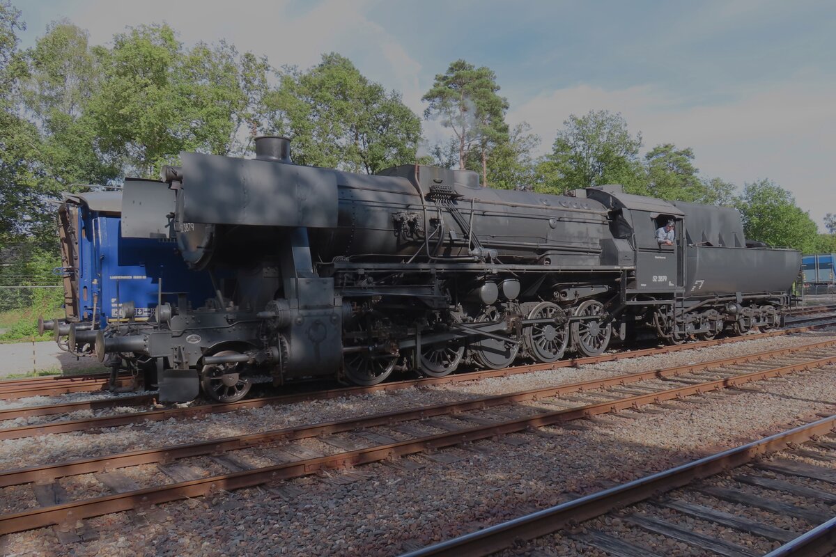VSM 52 3879 steht am 3 September 2023 in Loenen während das Dampfspektakel Terug naar Toen (Zurück ins Damals).