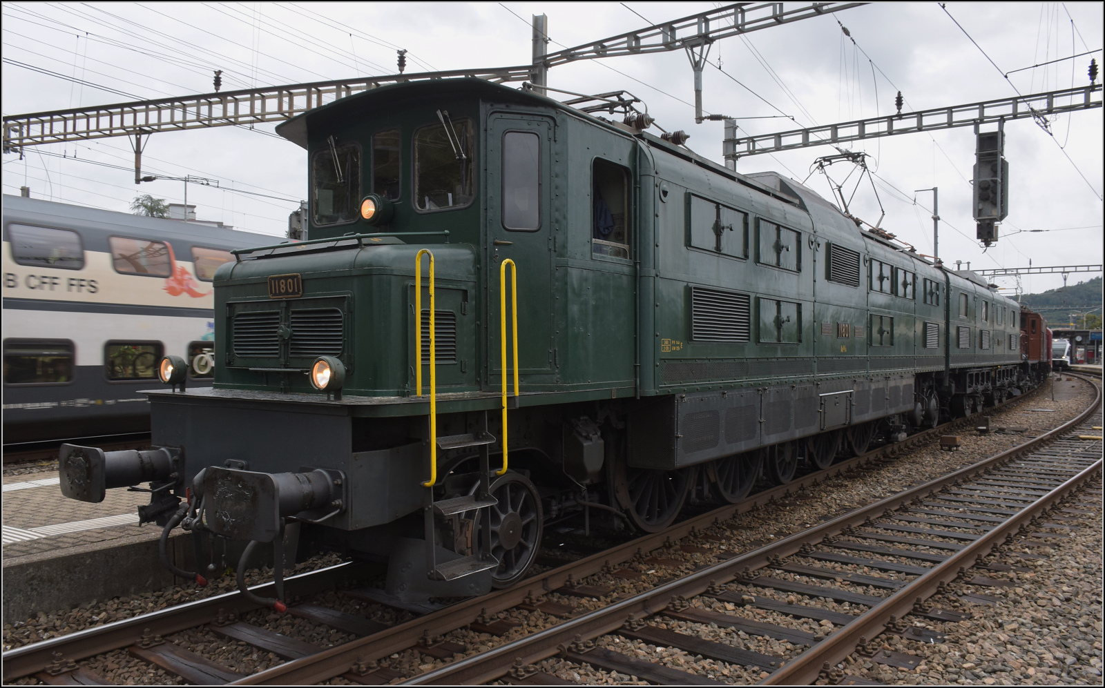 Depotfest Olten 2023. 

Ae 8/14 11801. August 2023.