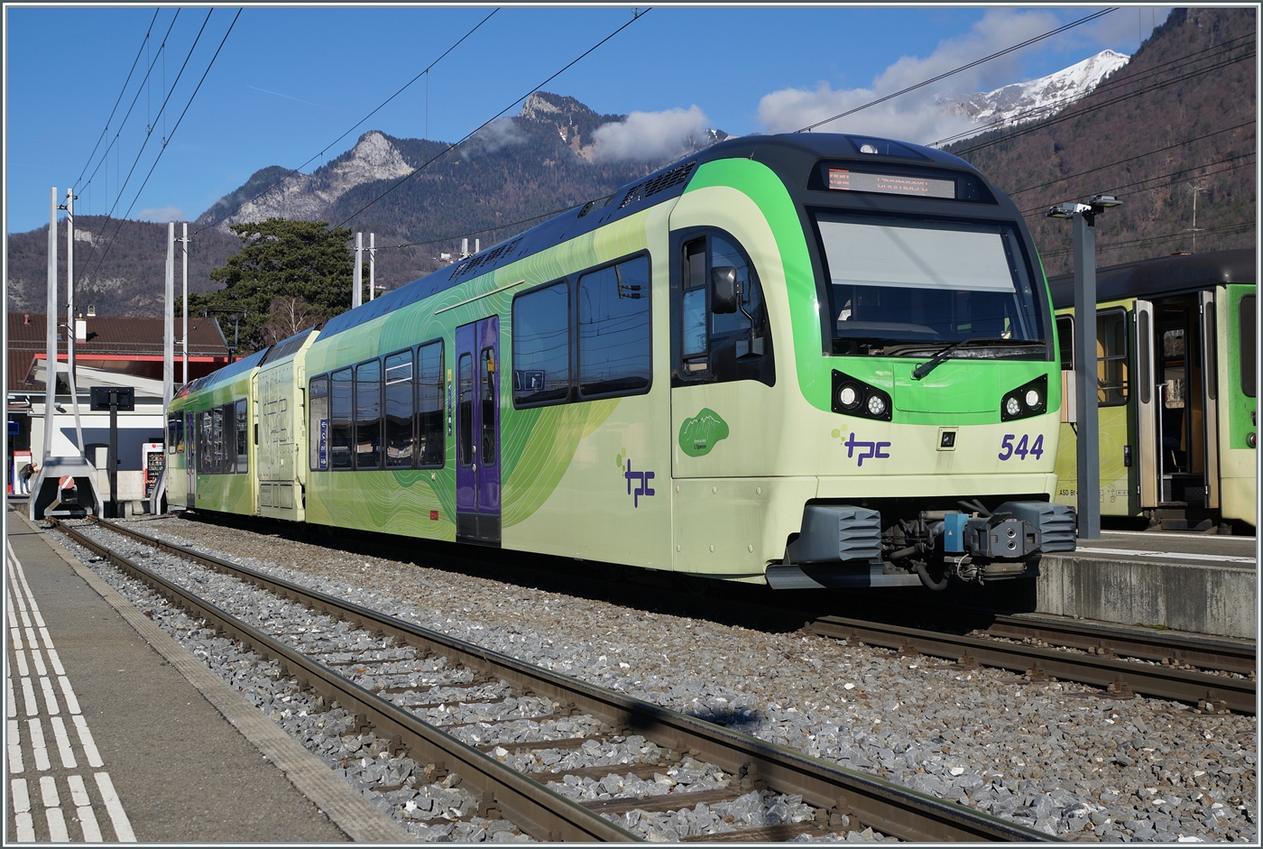 Der TPC Beh 2/6 544  L'Eperon  in Aigle. 

27. Jan. 2024