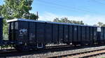 Polnischer Drehgestell-Hochborwagen vom Einsteller CTL Logistics Sp. z o.o. mit der Nr. 33 RIV 51 PL-CTLL 533 2 533-7 Eaus in einem Ganzzug am 11.08.25 Höhe Bahnhof Magdeburg-Neustadt.