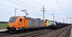ITL Eisenbahngesellschaft mbH, Dresden [D] mit der geleasten Alpha Trains Lok  185 606-1  [NVR-Nummer: 91 80 6185 606-1 D-ATLU] mit  185 550-1  [NVR-Nummer: 91 80 6185 550-1 D-ITL] und Getreidezug am