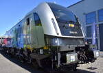 Der polnische Produzent PESA Bydgoszcz stellt den Elektrozug 304Eb-021 mit Batterietechnologie vor, die Gama 3.0 als Version mit Batterieantrieb (304Eb), pr�sentiert auf der InnoTrans 2026 Berlin, 23.09.26