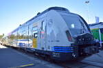 DB Regio AG - Regionalverkehr Baden-W�rttemberg, Ulm mit ihrem E-Triebzug  430 236  (NVR:  94 80 0430 236-0 D-DB.... ) am 23.09.26 auf der InnoTrans 2026 Berlin.