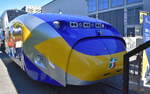 Rete Ferroviaria Italiana (RFI) pr�sentiert auf der InnoTrans 2026 in Berlin das TINO Prototype (Train for INspection Of railway) im Freigel�nde TINO-Fahrzeugdetails/Zweck: Erstes autonomes Schienenfahrzeug zur Inspektion der Infrastruktur und Erh�hung der Sicherheit vor dem t�glichen regul�ren Zugverkehr. Technologie: Integriert Automatisierung, Computer-Vision-Systeme und einen Hybridantrieb; entwickelt in Kooperation mit Universit�ten und Forschungseinrichtungen. Leistung: Bis zu 400 km Reichweite bei einer H�chstgeschwindigkeit von 200 km/h, 23.09.26