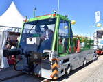 Der ES 3000 f�r die polnische Transportfirma CEMET ist eine hochmoderne, batteriebetriebene Rangierlokomotive, die vom bulgarischen Hersteller Express Service OOD entwickelt wurde, hier pr�sentiert auf der InnoTrans 2026 Berlin, 23.09.26