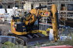 Raupenbagger CAT 314ELder Fa. EBLOK Tief- und Stra�enbau GmbH am 07.10.26 auf einer Baustelle Berlin Marzahn.