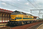 NMBS 5114 durchfahrt mit ein Ganzzug Antwerpen-Berchem am 18 Mai 2003.