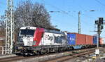 br-383/874722/268d-cargo-as-prag-cz-mit ČD Cargo, a.s., Prag [CZ] mit der geleasten EP Cargo Invest, a.s., Praha Vectron '383 065-0' [NVR-Nummer: 91 54 7383 065-0 CZ-LTEU] und einem Containerzug am 18.02.25 Höhe Bahnhof Magdeburg-Neustadt.