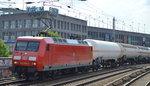 145 059-2 mit Ganzzug Gasdruckkesselwagen am 02.06.16 Berlin-Köpenick.