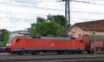 BR 152/347219/152-034-5-mit-pkw-transportzug-am-230514 152 034-5 mit PKW-Transportzug am 23.05.14 Durchfahrt Bhf. Fulda.