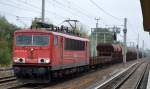 155 273-6 mit gemischtem Güterzug am 23.10.14 Berlin-Blankenburg 