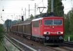 155 068-0 mit einem gemischten Güterzug Richtung Karower Kreuz Berlin, 24.06.10