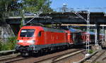 RE1 nach Frankfurt/Oder mit 182 015 am 19.07.17 Berlin-Wuhlheide.