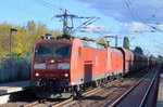BR 185/523671/db-doppeltraktion-185-069-2--185 DB Doppeltraktion 185 069-2 + 185 010-6 mit Erzzug am 04.10.16 Berlin-Hohenschönhausen.
