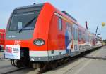 Die DB Fahrzeuginstandhaltung (Mobility Networks Logistics) präseniert den modernisierten Triebzug 423 900-0 auf der Inno Trans Berlin, 24.09.14