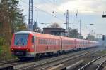 Diese drei Neigetechnik-Triebzüge der DB Regio aus Baden-Württemberg im Berliner Raum?, 611 044 + 611 048 + 611 009 unterwegs Richtung Bernau am 04.11.15 Berlin-Karow.