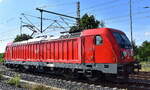 DB Cargo AG, Mainz [D] mit ihrer  187 147  [NVR-Nummer: 91 80 6187 147-4 D-DB] am 18.06.26 H�he Leipzig-Thekla.