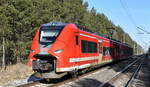 DB Regio AG - Region Nordost, Fahrzeugnutzer: Regionalbereich Berlin/Brandenburg, Potsdam mit ihrem Mireo  463 110  (NVR:  94 80 0463 110-7 D-DB..... )  als RE10 nach Doberlug-Kirchhain