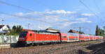DB Regio AG - Region Nordost, Fahrzeugnutzer: Regionalbereich Berlin/Brandenburg, Potsdam mit ihrer  147 017  [NVR-Nummer: 91 80 6147 017-8 D-DB] und dem RE 4 baustellenbedingt nur bis Berlin Hbf.