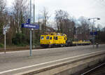 Der zweiachsige Plasser & Theurer Motorturmwagen MTW 10.272, A-ETE 99 81 9131 007-2  “Daisy”, ex 97 99 01 519 17-8, der EUROPTEN - European Trans Energy GmbH ist mit dem Wagen der Gattung