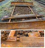   Es hat schon seinen Grund warum das Gleis der Hellertalbahn (KBS 462) zwischen Herdorf und Neunkirchen erneuert wird:  Eine alte 1936 von Hoesch hergestellt Stahlschwelle mit aufgeschweißter