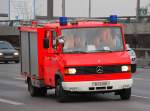 Ein kleineres LHF 10/5 der Berliner Feuerwehr, ein MB Vario 818D 4x2 , ein Fahrzeug das ich bisher auch nur dieses eine Mal sichtetete, es soll wohl auf einigen Randrevieren der Freiwilligen Feuerwehr