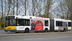busse-aller-typen-neue-u-historische/490629/ein-solaris-gn-05-urbino-18 Ein SOLARIS GN 05 (Urbino 18 2005) Gelenkbus der Berliner Verkehrsbetriebe (BVG-Nr. 4125) auf der Linie 154 am 07.04.16 Berlin-Marzahn.