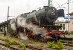   Volldampf im Hellertal, aus Anlass: 150 Jahre Eisenbahn an Sieg, Heller, Dill und Lahn, am 06.Mai 2012:   Die Dampflok 23 042 vom Eisenbahnmuseum Darmstadt-Kranichstein am 06.05.2012 beim