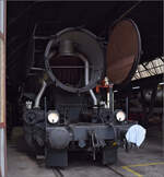 Im Depot des VVT.

Blick in den Kessel von 52 221. St-Sulpice, Mai 2024.