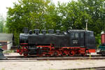 Die 99 791 der Traditionsbahn Radebeul e.