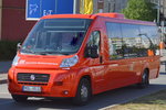 Ein Fiat Kleinbus, auf Ducato oder Scudo Basis? der DB im Regional-Einsatz im Busverkehr Märkisch-Oderland am 29.09.16 Berlin-Hellersdorf.