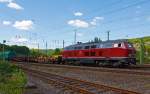 Bedingt durch Defekts und Hauptuntersuchungen an den eigenen MaK On Rail DH 1004 Loks der WEBA hat die Westerwaldbahn zurzeit die sch�ne altrote 215 086-0 (alias 225 086-8) von der RE - Rheinische