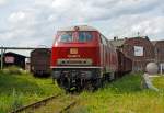   Die DB 216 067-9, ex DB V 160 067 am 18.07.2012 im DB Museum Koblenz.