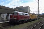 Messzug mit V 160 002 durchfahrt am 20 September 2025 Koblenz Hbf.