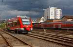 640 019 (LINT 27) der Dreil�nderbahn abgestellt am 17.09.2011 am Hbf Siegen.