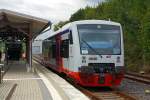   VT 511  Stadt Lichtenstein  (650 049-9) ein Stadler Regio-Shuttle RS1 der City-Bahn Chemnitz steht am 25.08.2013 im Stollberg (Sachsen) zur Abfahrt nach St.