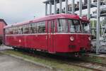 Ein DB (West) Schienenbus ins DR (Ost) Bw! Am Tag der Schiene 17 September 2022 (und auch Dank der Mauerfall...) töfft 795 396 der Berliner Eisenbahnfreunde durch das Areal edes Rangierbahnhofs
