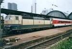   Farbenfroh in Frankfurt (Main) Hbf am 24 Juli 1999 mit 181 225 und deren EC nach Strasbourg �ber Karlsruhe und Kehl.