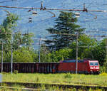 Die 185 122-9 (91 80 61585 122-9 D-DB) DB Cargo AG fährt am 26.