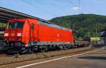 Die 185 238-3  der DB Schenker Rail f�hrt am 22.08.2013 mit einem gem.