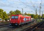   Die 185 589-9 (91 80 6185 589-9 D-RHC), ex HGK 2057 (91 80 6185 589-9 D-HGK) ist am 06.06.2015 in Basel abgestellt.
