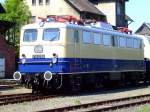 E10 1239 mit Rheingold am 14.08.2010 im Rheinisches Industriebahn-Museum (RIM) in K�ln.