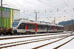   Der ET 232108  Finnentrop  (94 80 0427 107-8 D-ABRN / 94 80 0827 107-4 D-ABRN / 94 80 0427 607-7 D-ABRN), ex ET 23008, ein 3-teiliger Stadler Flirt der Abellio Rail NRW GmbH fährt am