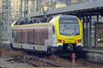 Go-Ahead ET3-07 verl�sst am 3 Januar 2020 Stuttgart Hbf.