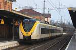 Am fr�hen Morgen von 15 Februar 2024 steht DB 1440 182 in Villingen mit ein RB nach freiburg (Breisgau) �ber Titisee.