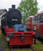   Jung-Rangiertraktor Kdl 02-01 am 28.04.2013 im Eisenbahnmuseum im ehemaligen Bahnbetriebswerk Darmstadt-Kranichstein.