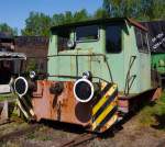   Die ex SPL 2 Kleindieselrangierlok vom Typ Sch�ma CHL-60 GR am 09.06.2014 im Dampflok-Museum Hermeskeil.
