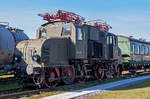 Die E 71 19, ex preu�ische EG 519 Halle, am 09.03.2014 im DB Museum Koblenz-L�tzel.