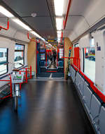 Innenraum im �BB Cityjet - Bombardier Talent 3, der Triebzug wurde auf der InnoTrans 2018 in Berlin (18.09.2018) pr�sentiert.