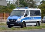 (Halb)Gruppenkraftwagen Mercedes-Benz 311 CDI (Einzelstück) der Brandenburger Polizei am 08.09.15 Schönefeld bei Berlin.